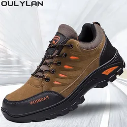 Oulylan odporne na zużycie męskie Trekking Walking polowanie taktyczne trampki męskie buty turystyczne antypoślizgowe buty outdoorowe