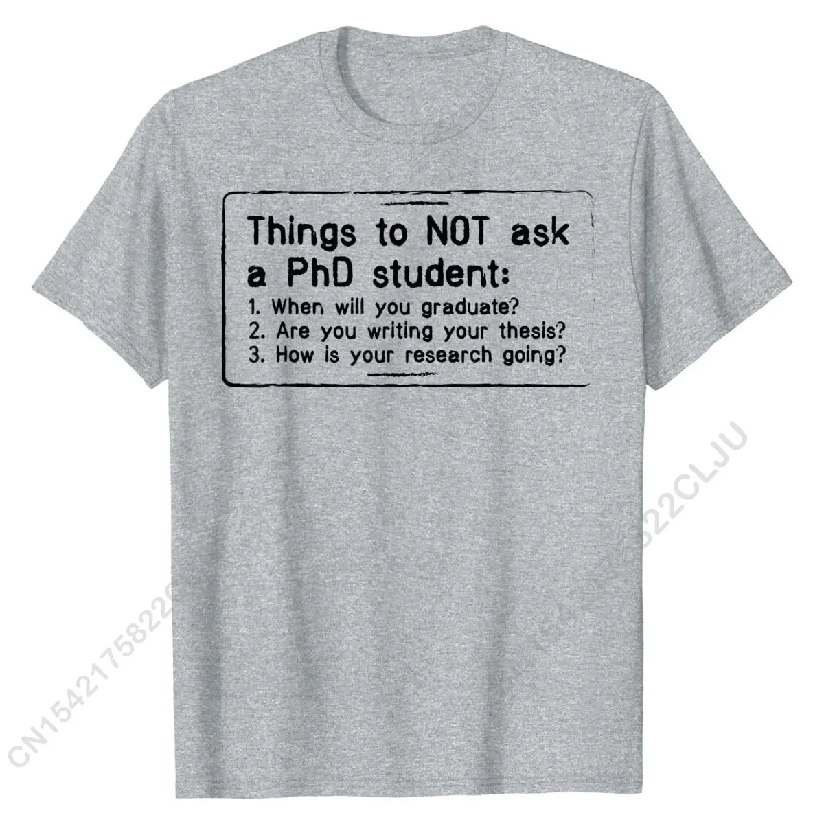 Funny Phd Shirt Doctoral Candidate Gifts Dissertation T-Shirt T Shirts New Design Crazy Cotton Men Tops T Shirt Summer