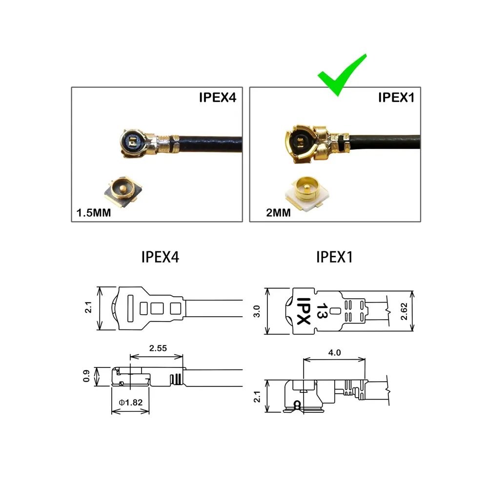 for IPEX U.FL to SMA Female Cable 6 Inches RG178 WiFi Pigtail Coaxial Cable Connecting SMA Antenna to 4G 5G Router, Modem, WiFi - view 4