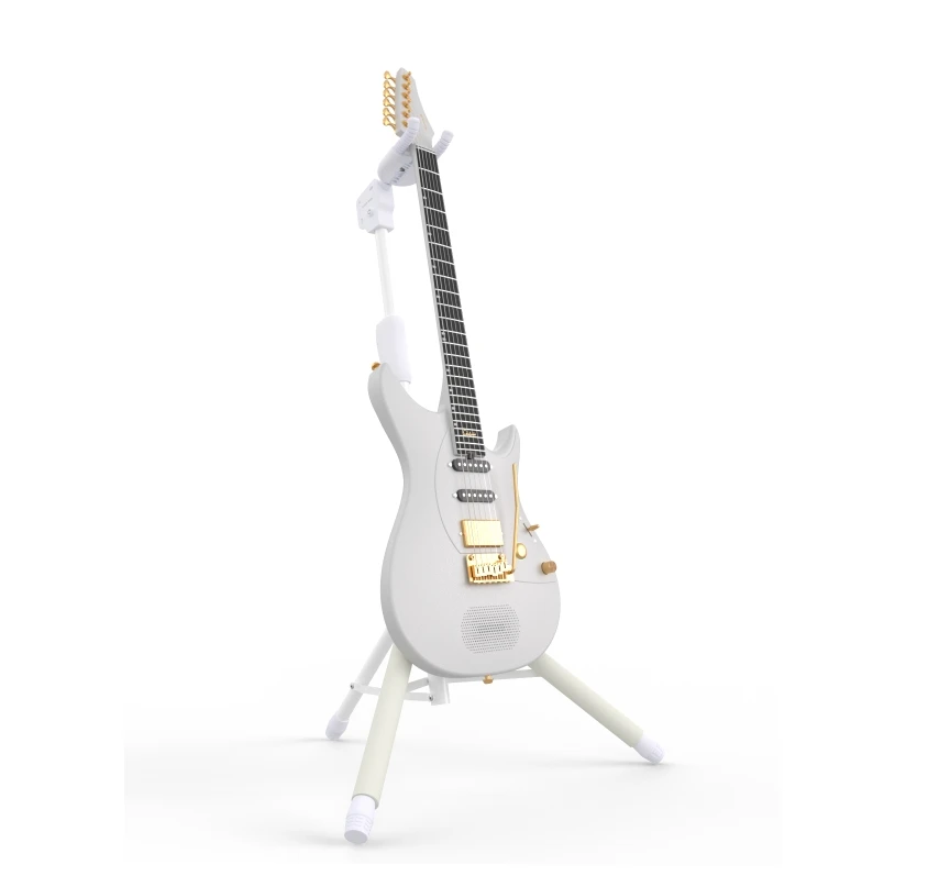 enya Auto-Lock Guitar Stand - Heavy Duty Steel, 33lbs Capacity, 360° Non-Slip Base & Military Anti-Rust|3-Second Setup, Foldable