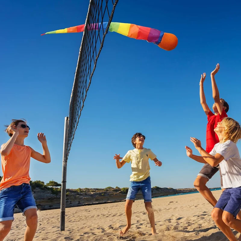 Outdoor Meteor Ball With Rainbow Tails For Kids Kindergarten School Sensory Training Party Games Juguetes Deportivos Para Niños