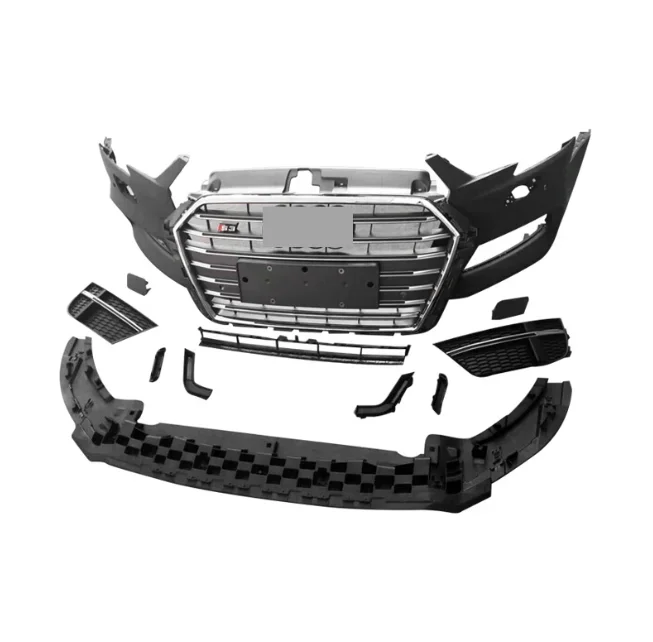 

Body Kit S3 Front Bumper With Grill For Audi A3 8V 2017-2019 Facelift Audi S3 Front Bumper Body Kit