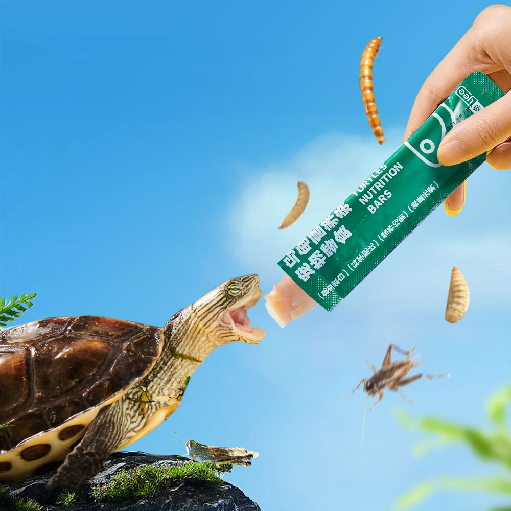 Turtle Nutrition Bars Mealworms High Protein Turtle Snacks Reptile Nutrition Feed