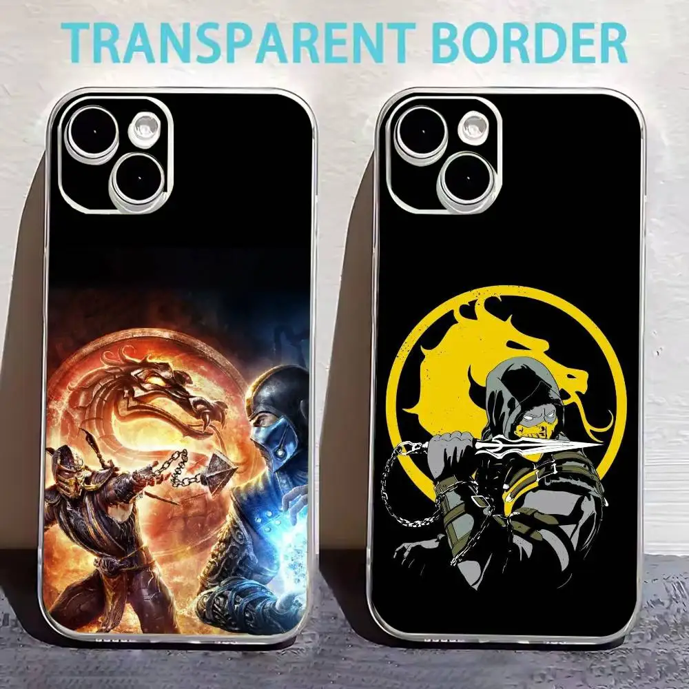 

Game MortalS K-Kombat Cool Phone Case For iPhone17,16,15,14,13,12,11 Plus,Pro Max Soft Transparent Cover