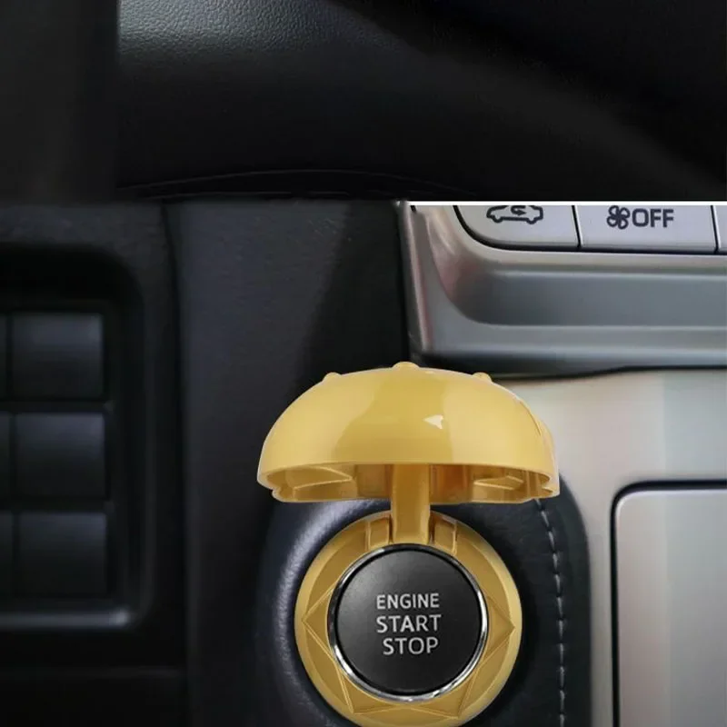 

Sanrio Car Ignition Switch One-Click Start Decorative Cover Protective Cover Cartoon Hello Kitty Car Decoration Accessories Gift