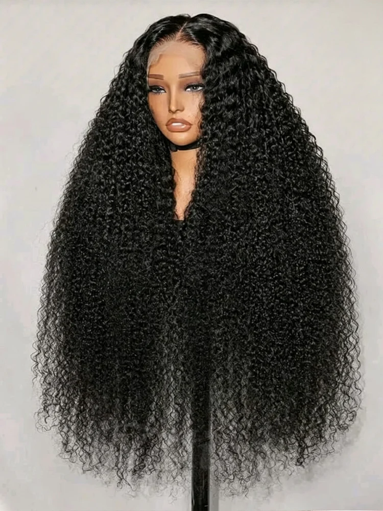 300% High Density Deep Wave 13x4 13x6 HD Lace Frontal Human Hair Wig 360 Full Loose Water Wave Lace Front Human Hair Wigs 40 46 Inch Remy Burmese Curl Hair Wigs For Women Preplucked Natural Hairline