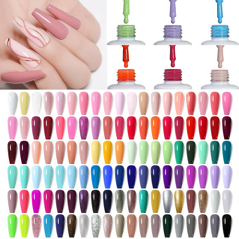 Arte Clavo 8ML Gel Nail Polish Macaron Pink Color Cheap Base Coat Primer Semi-Permanent UV Nail Enamel Varnish All For Nail Art