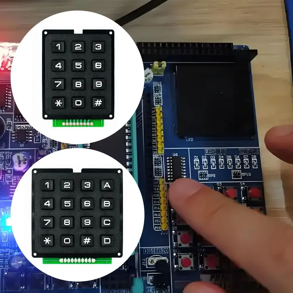 DIY Matrix Switch Tastatur Professionelle 12key/16key Tastatur Array Modul 3*4/4*4 Externe Tastatur Bord für Arduino/Raspberry Pi
