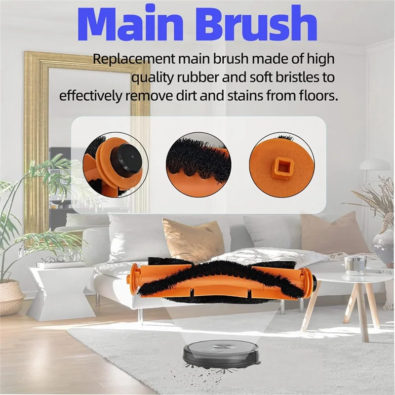 A70P สําหรับ Xiebro HR101 เครื่องดูดฝุ่นหุ่นยนต์หลักแปรงด้านข้าง HEPA FILTER Mop ผ้าฝุ่นเปลี่ยนชิ้นส่วนชุดอุปกรณ์เสริม