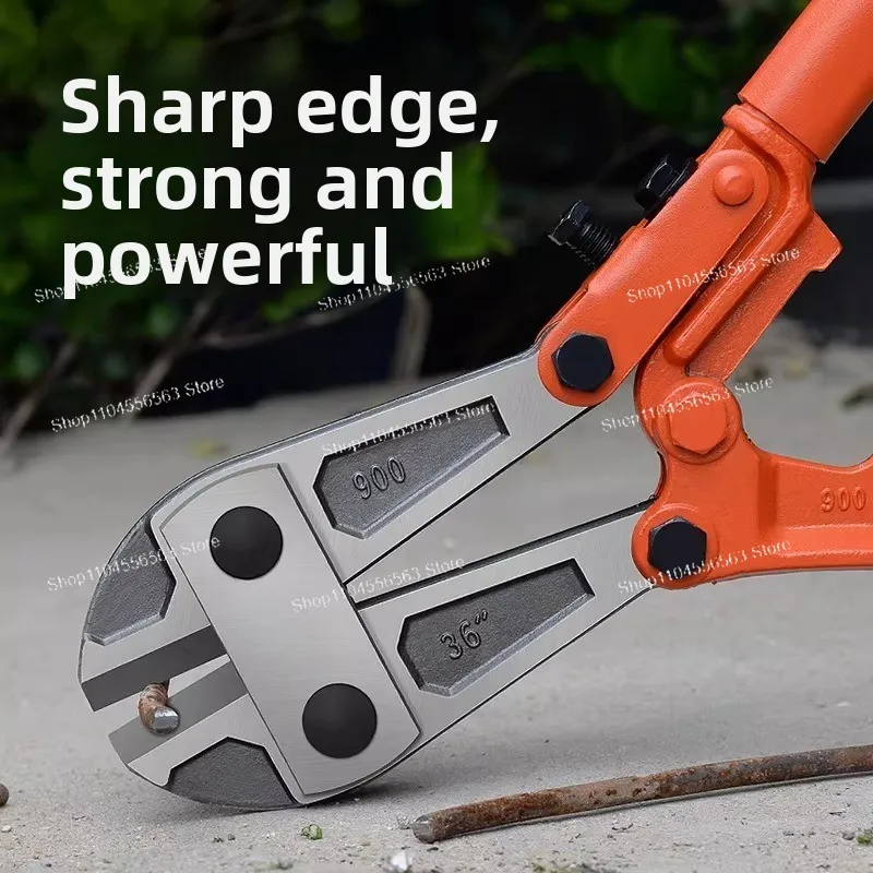 German Style Heavy Duty Bolt Cutter, Wire Reinforcing Bar Lock Cutter, Chain Breaker Multi-Function Cutting Tool