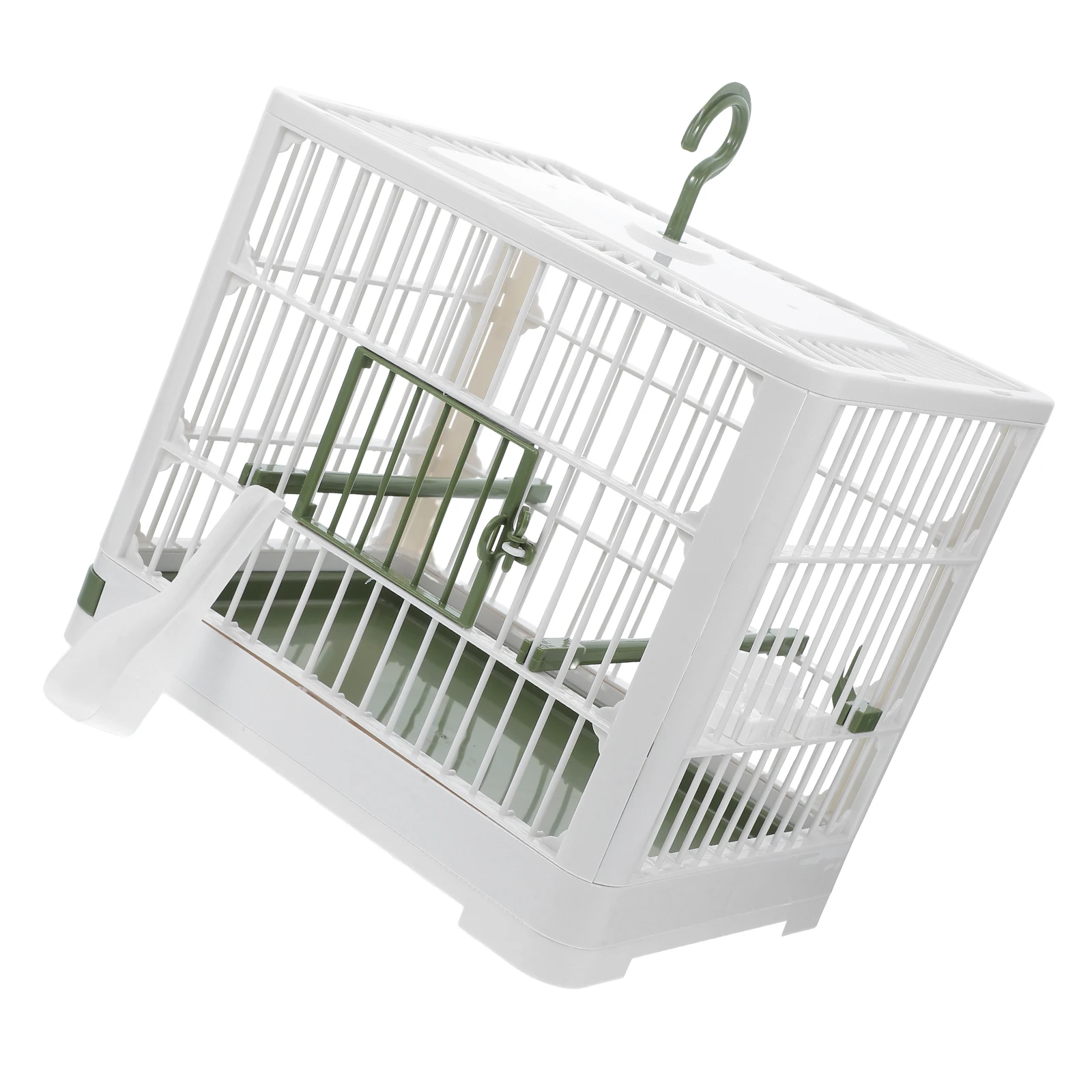 

Foldable Bird Travel Cage Portable Parrot Carrier Lightweight ABS Durable Breathing Design Ideal Outdoor Activities