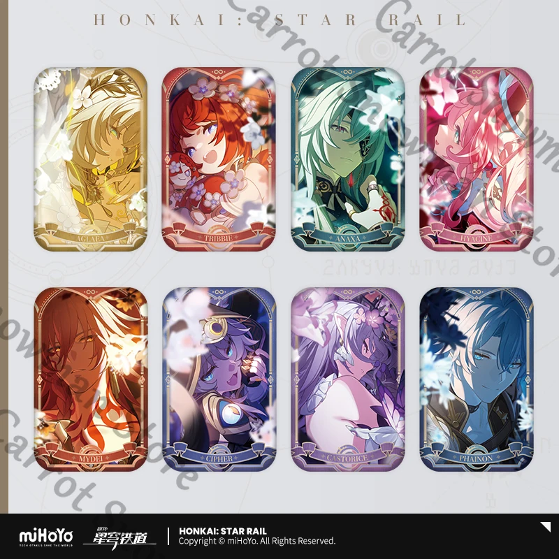 

MiHoYo Genuine Honkai: Star Rail Mydei Phainon Anaxagoras Anime Badge Emblem Tinplate Double Flash Brooch Cospaly Cartoon Gift