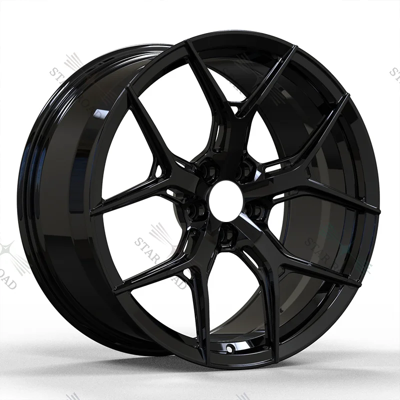 RCSR Hot Sale Aluminium Custom Forged Wheel 5x112 5x120 5x114.3 Rim Car Wheel 17 18 19 20 21 22 23 inch for KIA BWM BENZ Audi