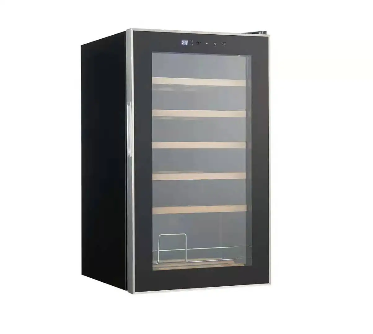 خزانة النبيذ ذات درجة حرارة ثابتة OEM حاشية من الفولاذ المقاوم للصدأ، كمية كبيرة، سعر ممتاز، مبرد بالهواء وخالي من الصقيع #6