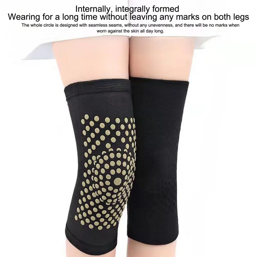 Acupressure Mugwort Knee Sleeves Self Heating Compression Elastic Support Wrap Men Women Knee Brace Pain Relief