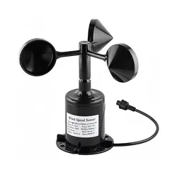 Wind Speed Meter Sensor 0-60m/s High-Precision Wind Aemometer Transmitter RS485 Pulse Detector 0-5V 0-10V 4-20MA Weather Station