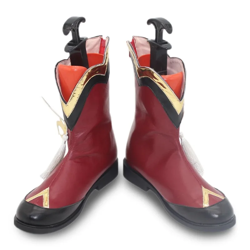 أحذية The Blade Dancer Irelia التأثيرية أحذية كرنفال الهالوين أحذية PU ملحقات الرسوم المتحركة دعائم تنكرية مصنوعة حسب الطلب