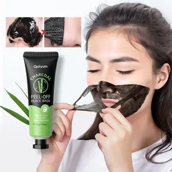 LAIKOU Bamboo Blackhead Removal Mask Charcoal Black Peel Off Face Mask Mud Deep Cleaning Shrink Pore Korea Skin Care