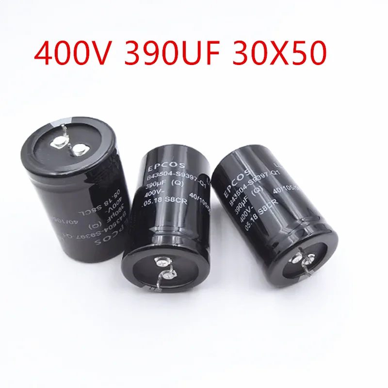 2PCS   400V 390UF 30x50 Horn Aluminum Electrolytic Capacitors B43504