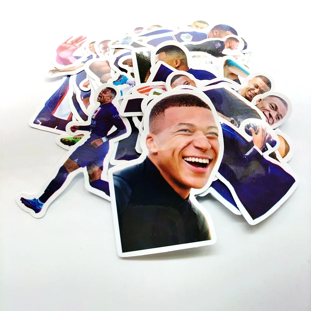 10/30/50PCS Mbappe Cartoon Stickers Phone Trunk Refrigerator Waterproof Anime Wall Stickers Anime Figure Image Toys Sticker Gift