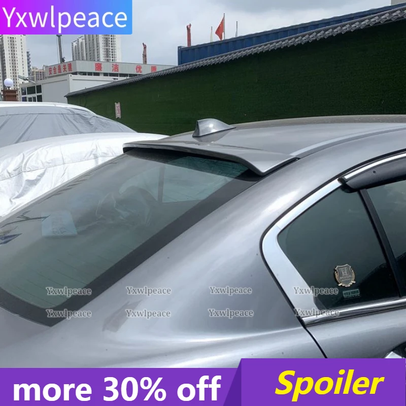 

For Honda Accord 8th Generation Spoiler 2008 -2012 High Quality Plastic ABS Unpainted Color Rear Roof Spoiler Car Accessories