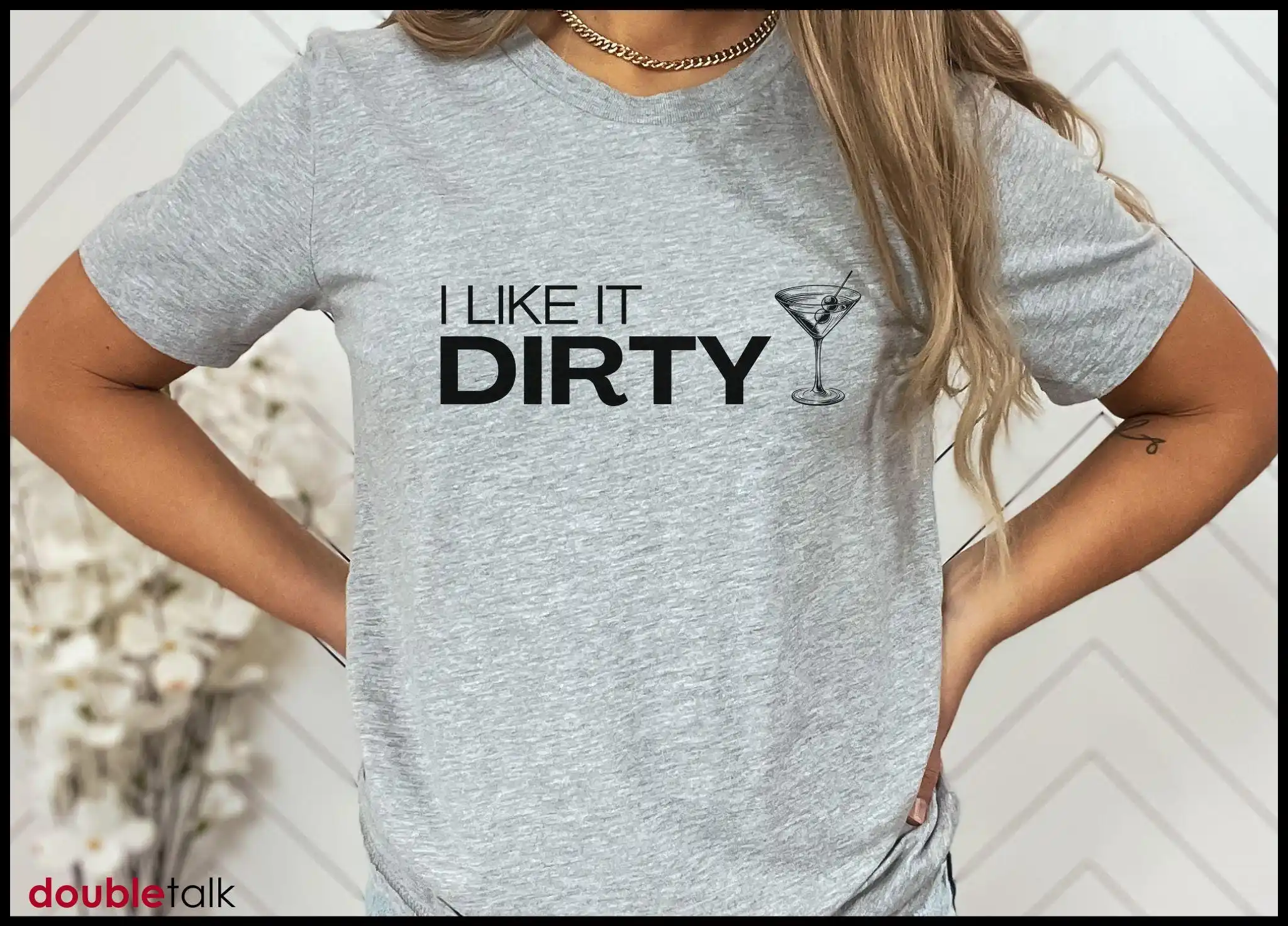 

Dirty Martini T Shirt Funny Tini Cocktail Drinking I Like it Lover Signature Cocktails