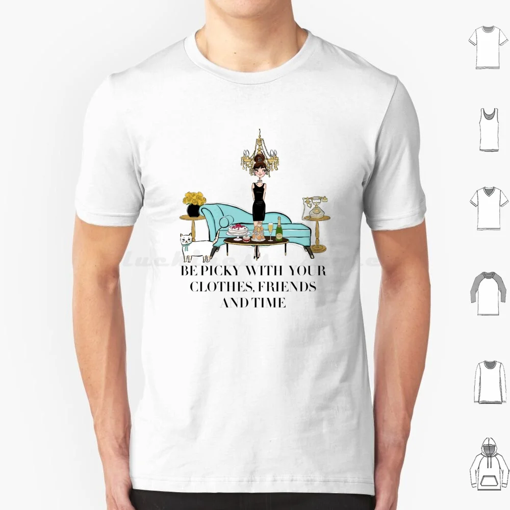 

Girl T Shirt Cotton Men Women DIY Print Audrey Hepburn Breakfast At Blair Waldorf New York City New York New York Girl New York