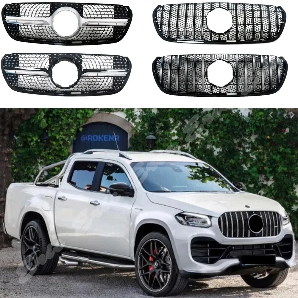 

Передняя гоночная заготовка, решетка бампера, верхняя решетка для Mercedes-Benz X-CLASS