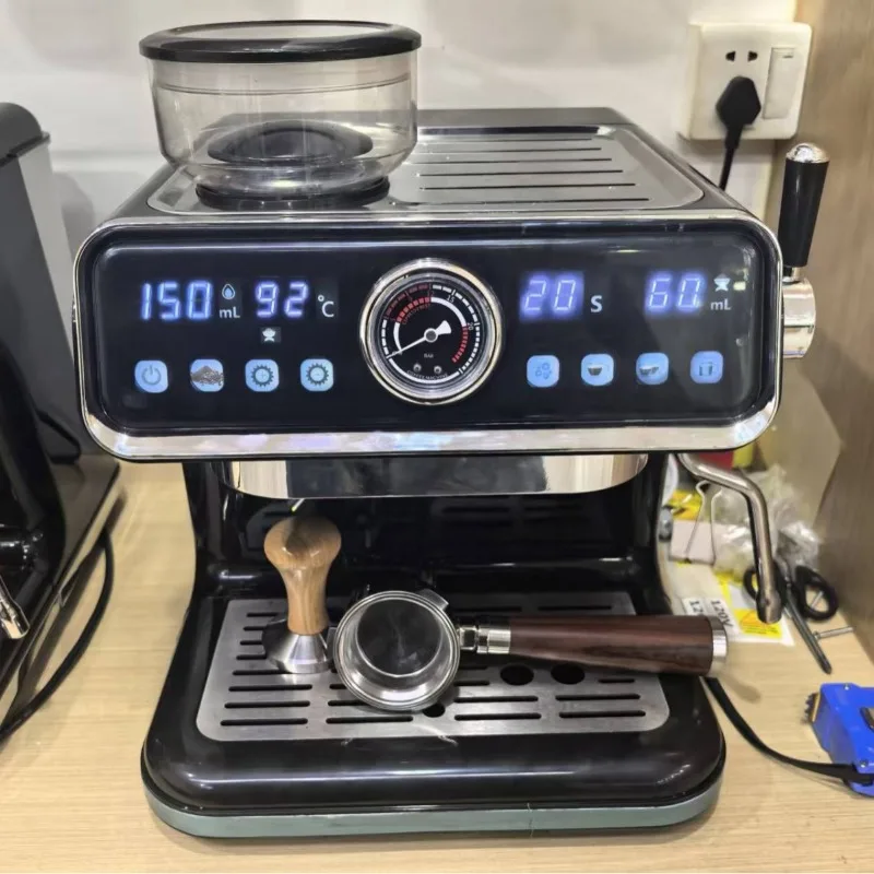 Italian coffee machine, household small semi-automatic 20Bar coffee + milk foam