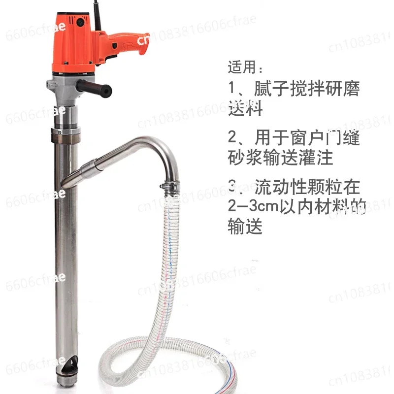 Machine Putty Feeding Door Seam Window Cement Mortar Pouring Fireproof Door and Window Grouting Machine Grinding