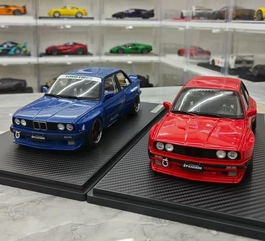 

IG 1:18 M3 E30 PANDEM Simulation Limited Edition Resin Metal Static Car Model Toy Gift