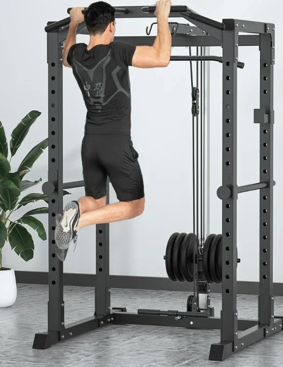 Integrated trainer smith machine gantry fitness equipment household combination squat rack multifunctional gym machine