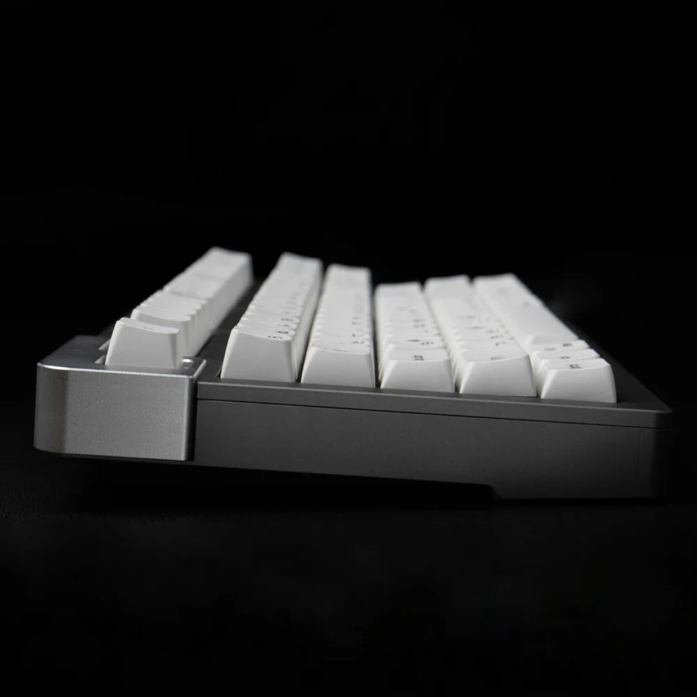 غطاء مفاتيح أبيض PBT التسامي 126 مفتاح للوحة المفاتيح الميكانيكية 64/87/104
