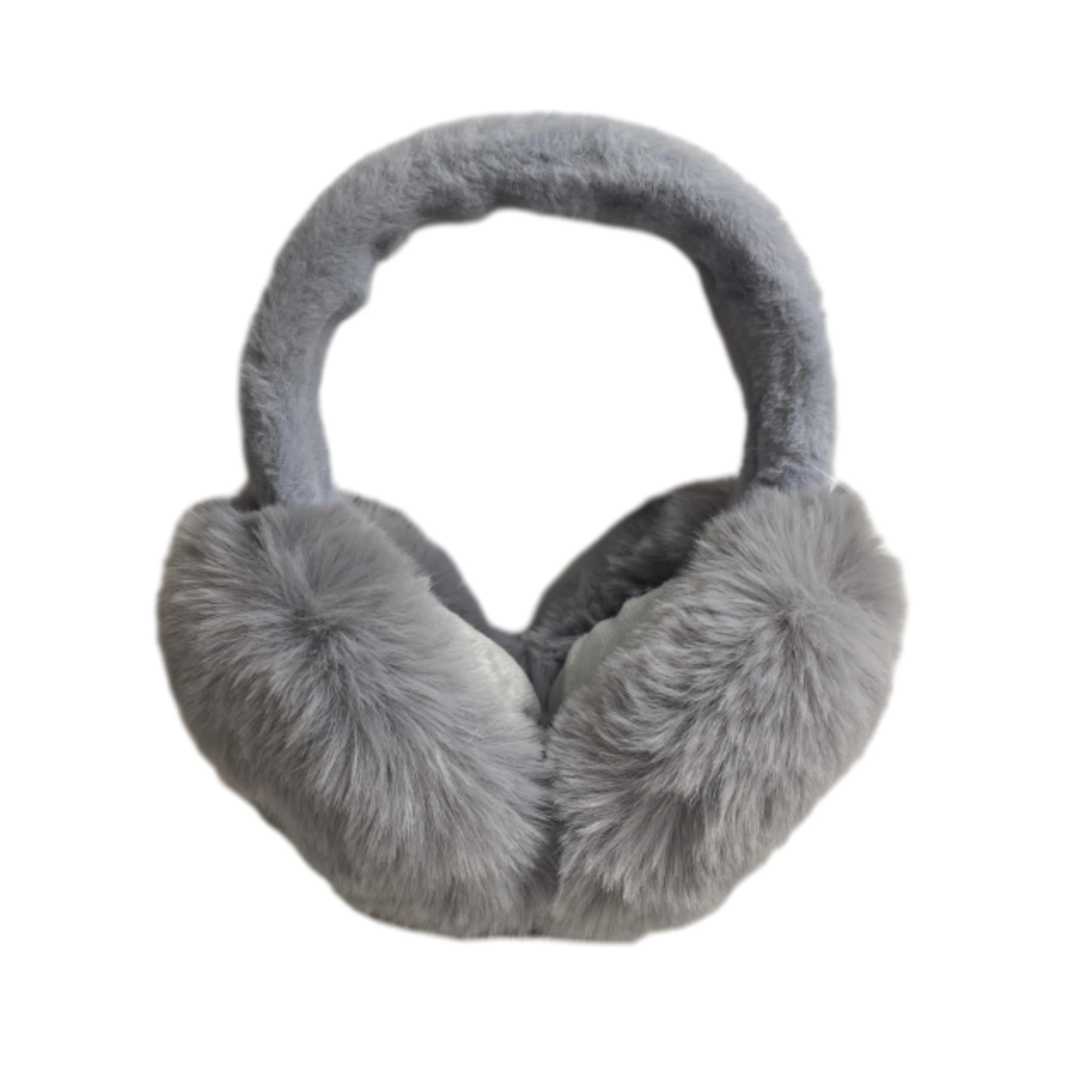 Earmuffs For Women Men Winter Warm Windproof And Frostproof Overall Removable Memory Headband Simple Plush Earmuffs