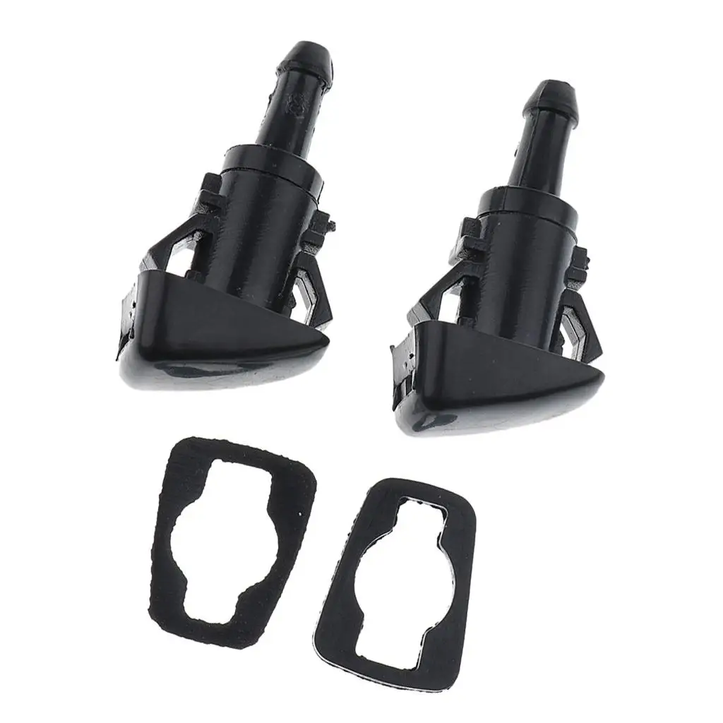 1 Pair Auto Car Wiper Washer Spray Nozzle for Chrysler 300C Sebring Jeep Compass