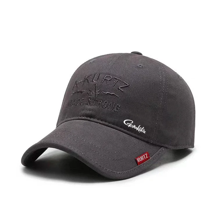 Gamakatsu Fishing Letter Embroidered Baseball Cap Outdoor Casual Fashion Trend American Hip-hop Street Men Women Baseball Cap