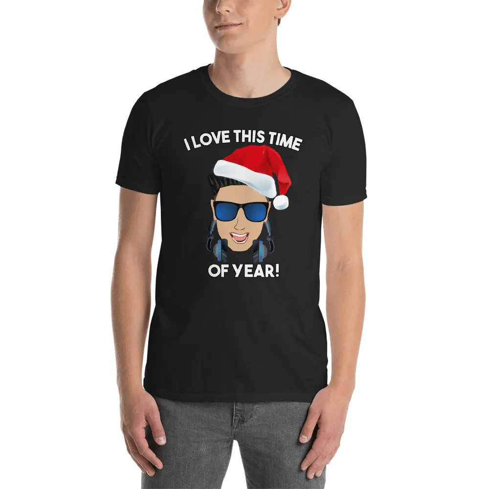 I Love This Time of Year DJ Pauly D T Shirt Funny Christmas Jersey Shore Men's  or