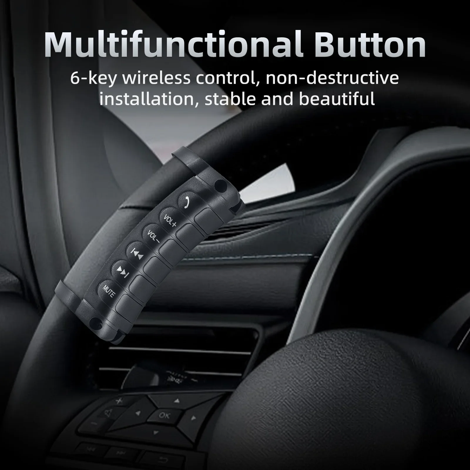 HD Universal Wireless Car Multi Steering Wheel Control Remote Controls Multi-function Button Car DVD Player GPS Navigation Radio