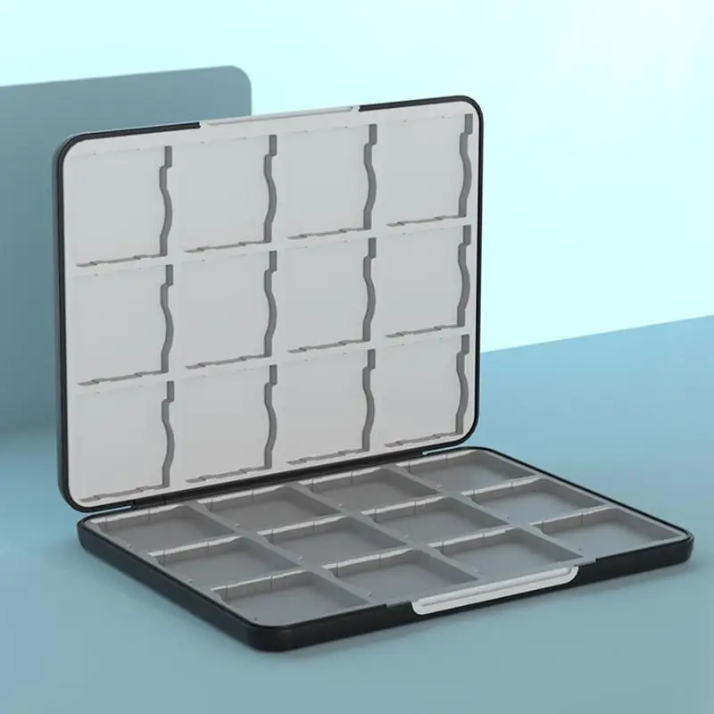 Für 3DS Game Card -Kartusche Aufbewahrungslösung schocksicher für Shell Silicon Magne