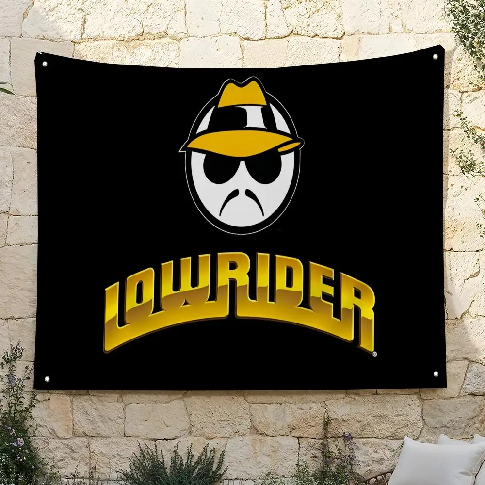 L-Lowrider-S Flags Home Yard & Garden Decor Banner - Indoor Outdoor Wall Hanging Flag