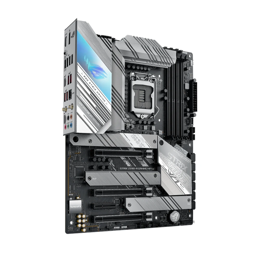 ASUS ROG STRIX Z590-A GAMING WIFI Motherboard Support i9-11900K i7-11700F i5-11600K CPU DDR4 5333MHz LGA1200 M.2 PCIe 4.0 ATX