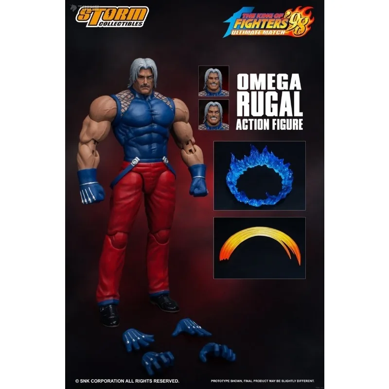 Brand New Spot Goods STORM Original King of Fighters 98 Rugal Anime Action Figure Modelo Brinquedos Modelo Colecionável Presentes para Meninos