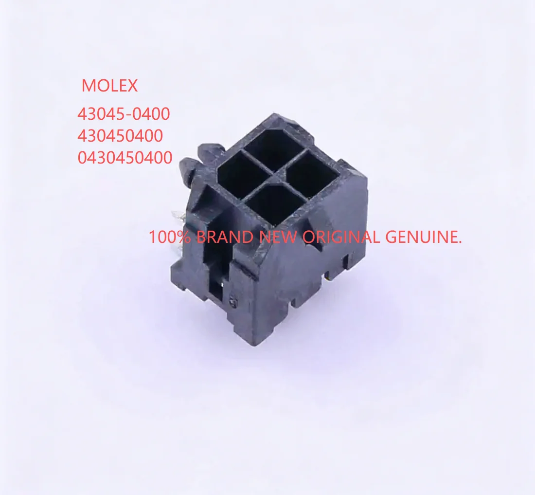 

10Pcs/Lot Molex43045-0400 430450400 0430450400 Brand New Original Genuine in Stock 4P 3.0mm
