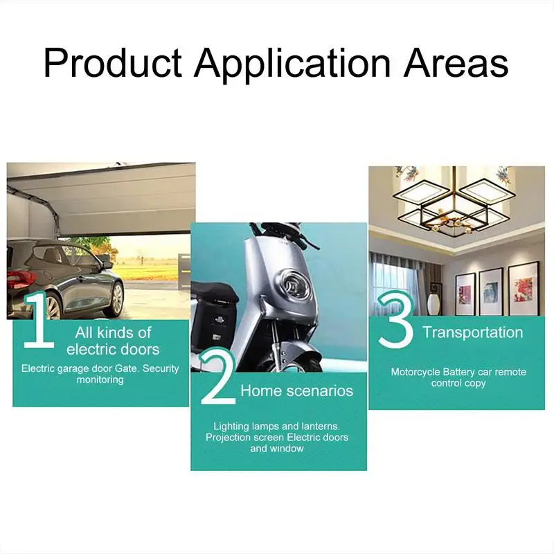 Duplicador remoto de portão, 4 botões, controle remoto de elevador, 433mhz, programável, chave de aprendizagem, cloner, controlador de porta rolante