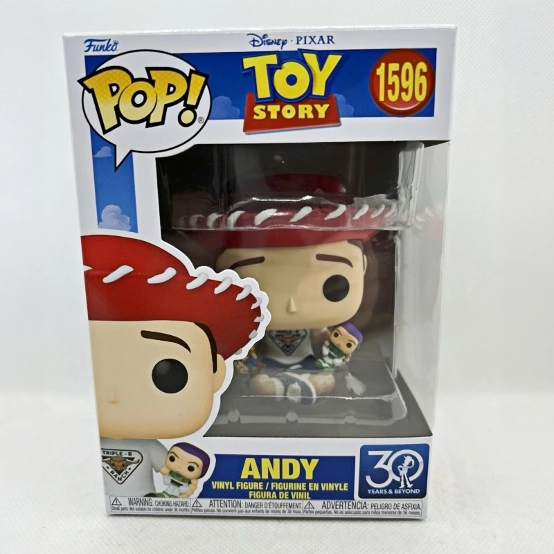 Funko Pop! Original Disney Pixar Toy Story Andy #1596 Vinyl Figure - Movie Collectible Model Desktop Decor Toys Gift for Fans