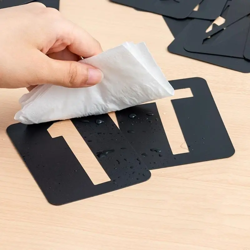 42 Pieces Letter Number Stencil Set Plastic Alphabet Painting Templates Mold Kit For Painting On Wall Home Decor