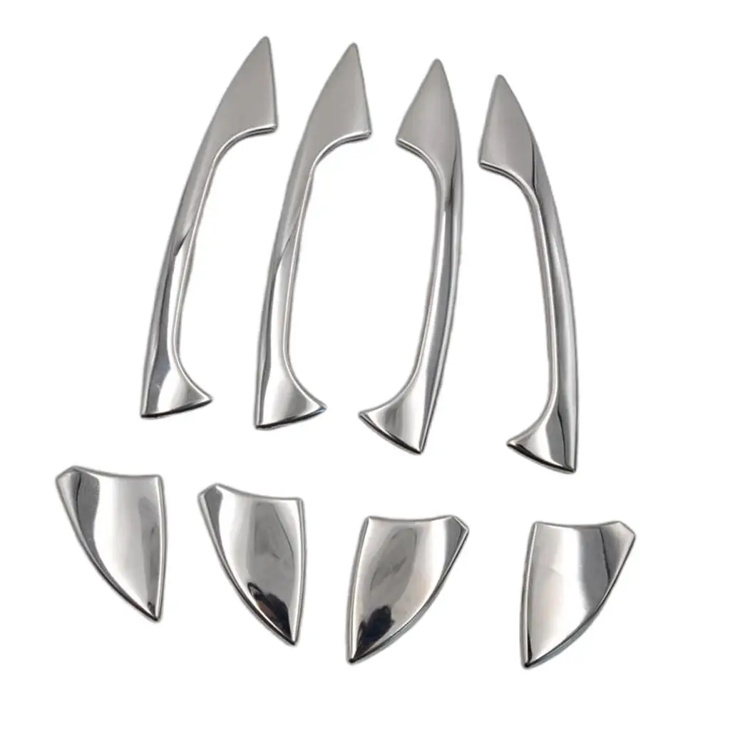 Car Chrome Door Handle Covers Protective Decorative Trim for Mercedes Benz B C E GLK ML CLA W246 W204