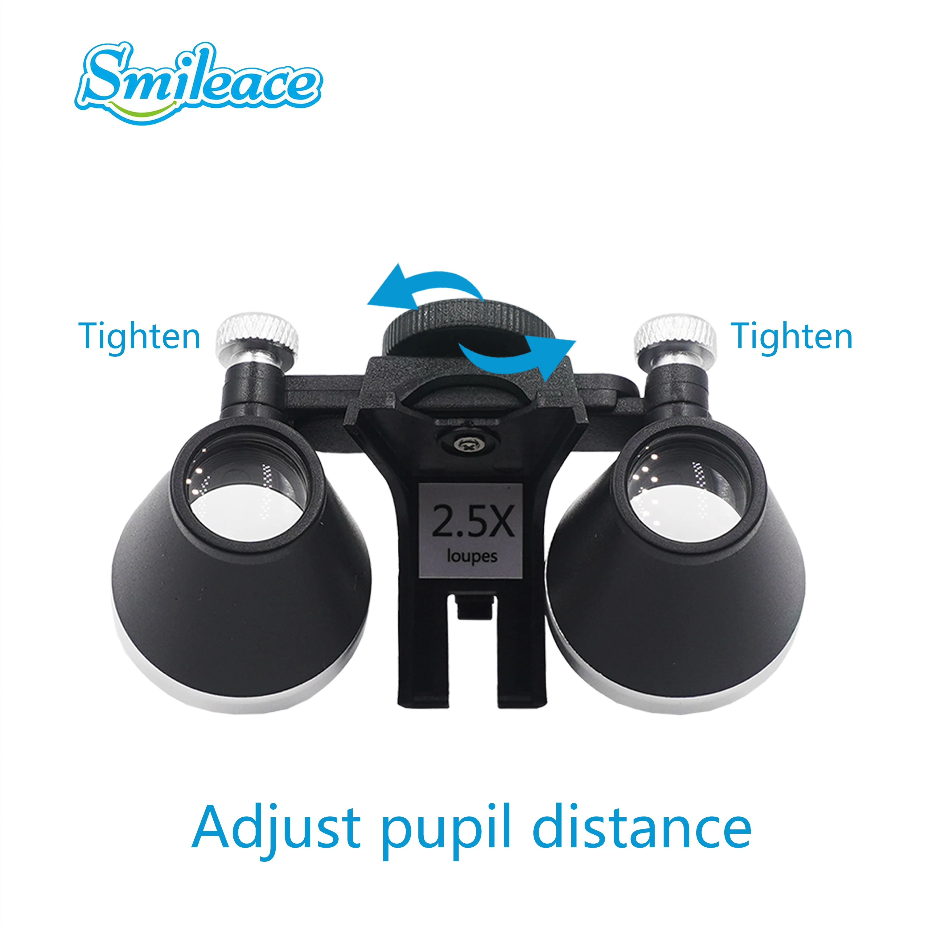 Dental LED Headlight Lamp Dentist Surgical Headlight Magnifier Binocular Loupes Lights Head-mounted Magnifying Glasses