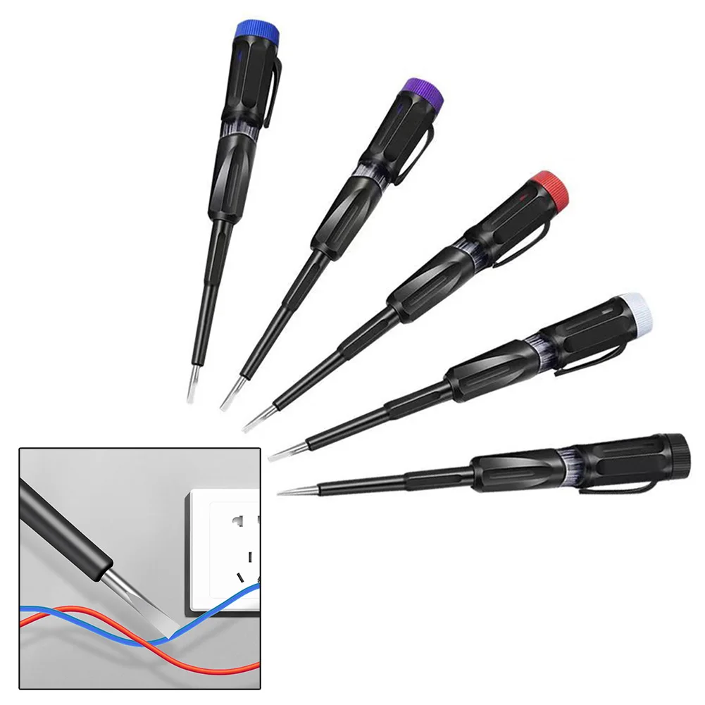 Tournevis Test Stylo pour Touristes, Détection de Ligne But, Test d'Électricien, Fil en Direct, Le Melon al et les Fils en Direct