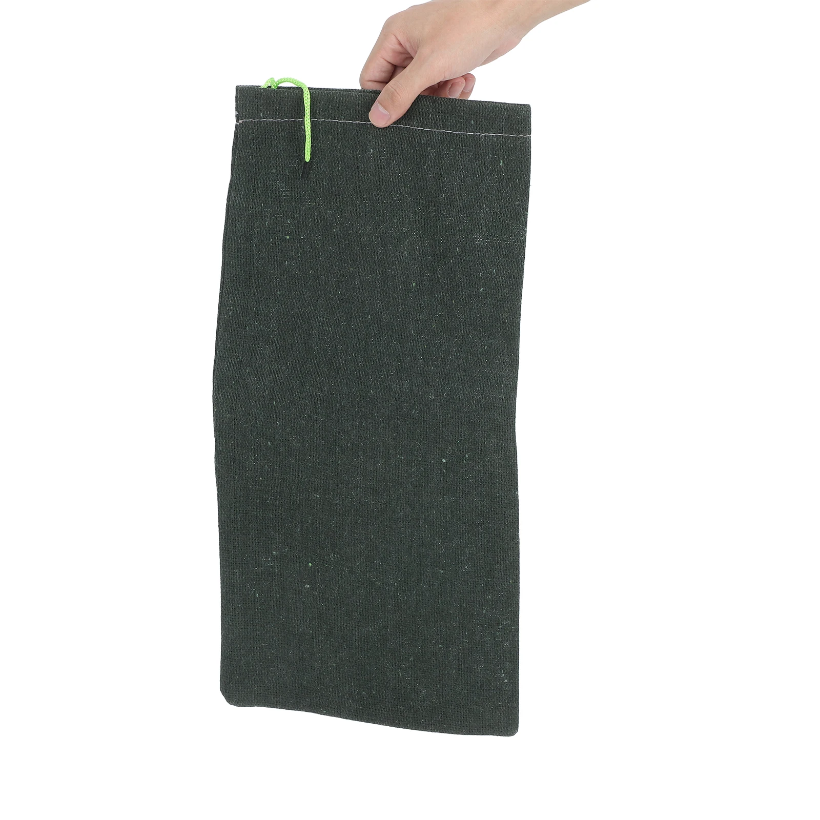 Flood Control Long Reusable Absorbent Canvas Durable Protection Barrier Home Flood Control Sandbag Door Dark Green